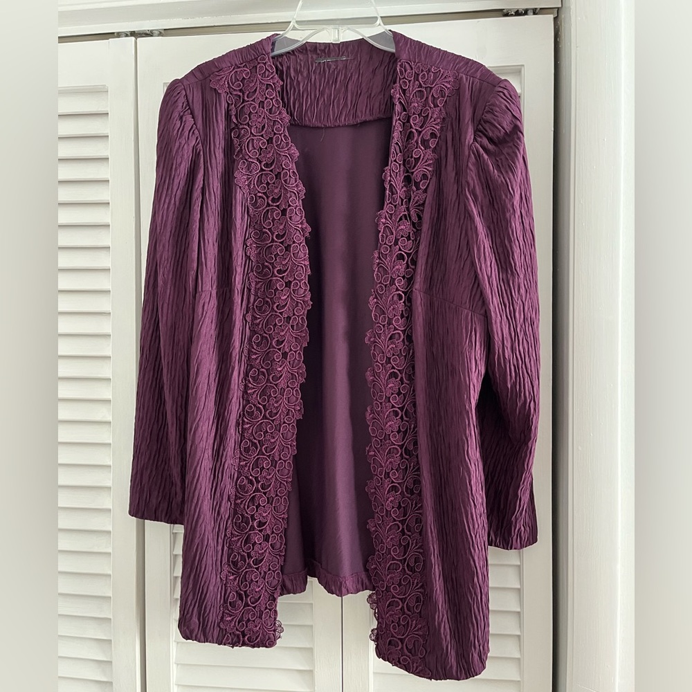 Purple ladies blazer